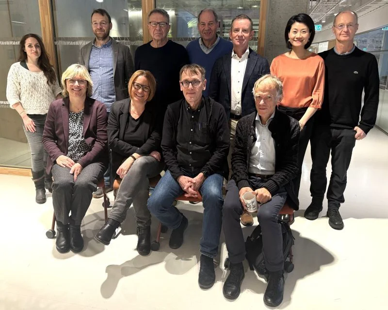 Nordita’s board during a previous meeting in Stockholm.